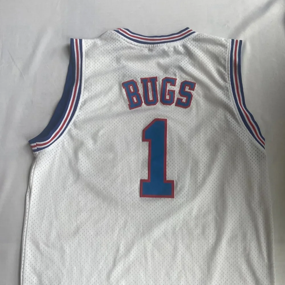 Vintage 90s Space Jam Tune Squad Jersey Mens Large Bugs Bunny Champion